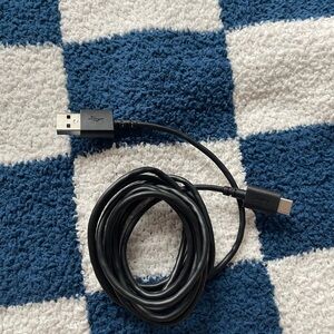 Black USB-C to USB-A Cable